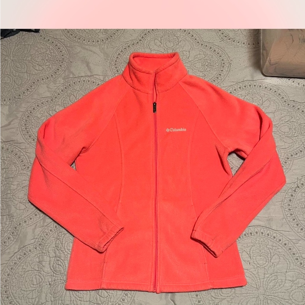 Columbia Women's Bright Coral Zip Up Jacket
